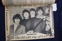 1965 JUNE TEEN PIN-UPS MAGAZINE - THE BEATLES PHOTOS AND ARTICLES - E 18592