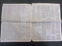 1866 THE EVENING TELEGRAPH NEWSPAPER LOT OF 11 - NICE ADVERTISEMENTS - NP 1439