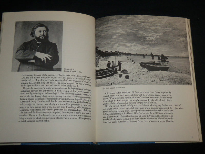 1966 MONET AND HIS WORLD HARDCOVER BOOK BY RAYMOND COGNIAT - KD 6742