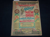 1933 COAST TO COAST RADIO CORP. SALE CATALOG - SUPPLEMENT EDN - J 9127
