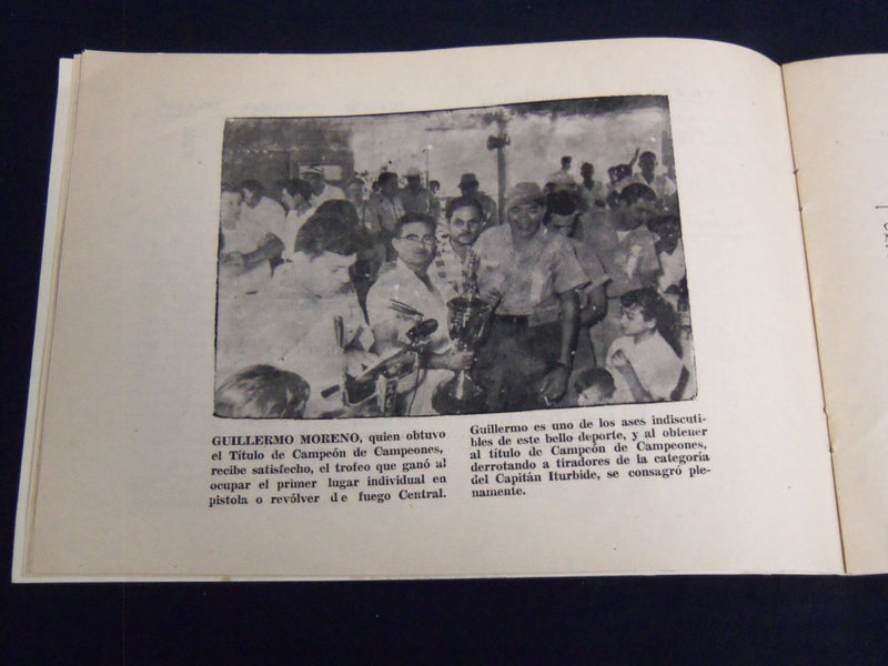 1958 SEPTEMBER CLUB DEPORTIVO HERMOSILLENSE DE CAZA TIRO Y PESCA PROGRAM- J 8562