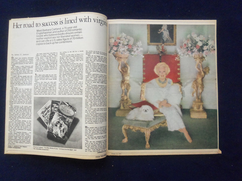 1976 OCTOBER 24 CHICAGO TRIBUNE MAGAZINE SECTION - EARTH FROM 570 MILES- NP 6425