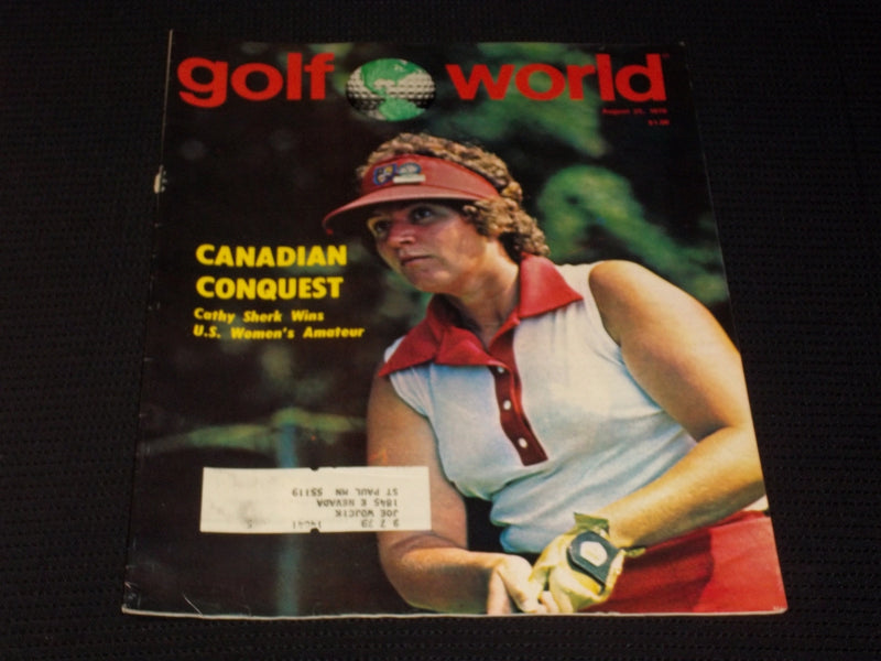 1978 AUGUST 25 GOLF WORLD MAGAZINE - CATHY SHERK FRONT COVER - E 6694
