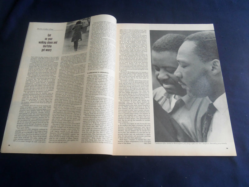 1963 JUNE 15 THE SATURDAY EVENING POST MAGAZINE - MARTIN LUTHER KING - SP 1219O