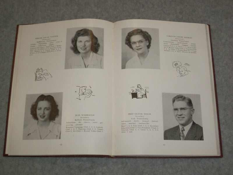 1947 CUMBERLAND STATE TEACHERS COLLEGE YEARBOOK - SHIPPSENSBURG, PA - YB 2015
