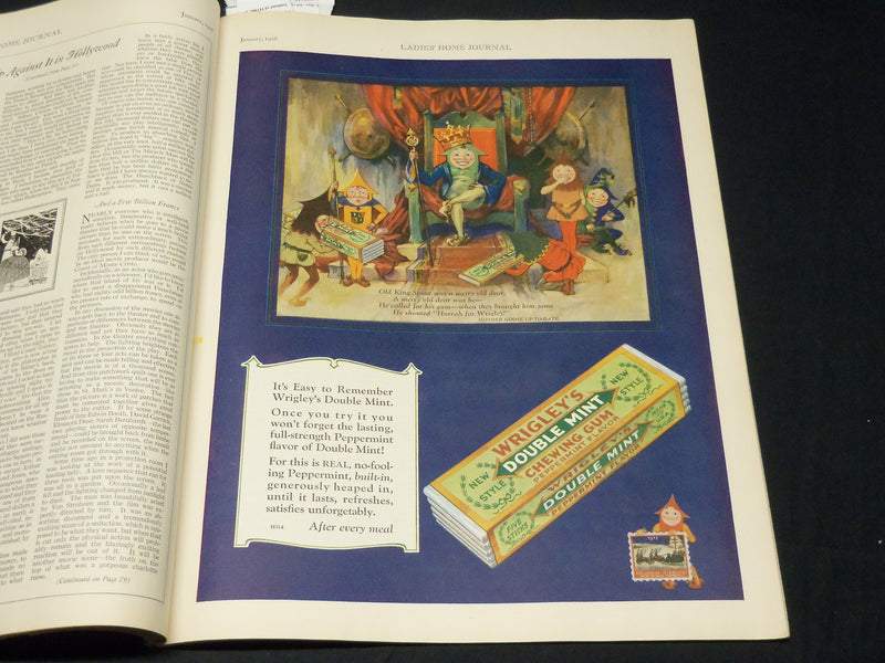 1928 JANUARY LADIES HOME JOURNAL MAGAZINE - KEWPIEVILLE - NICE ADS - F 361