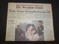 1998 DEC 3 THE SCRANTON TIMES NEWSPAPER - WHITE HOUSE DEMANDS DOCUMENTS- NP 8381