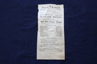 1910 MAY 16 THE MAN FROM HOME - PARK THEATRE - PROGRAM - HODGE - JEWETT - K 1666