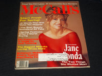 1992 MARCH MCCALL'S MAGAZINE - JANE FONDA FRONT COVER - E 644