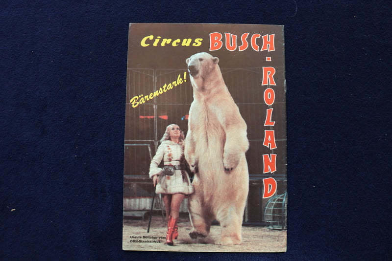 1980'S-1990'S BUSCH ROLAND CIRCUS PROGRAMS - GERMAN - LOT OF 12 - O 3515