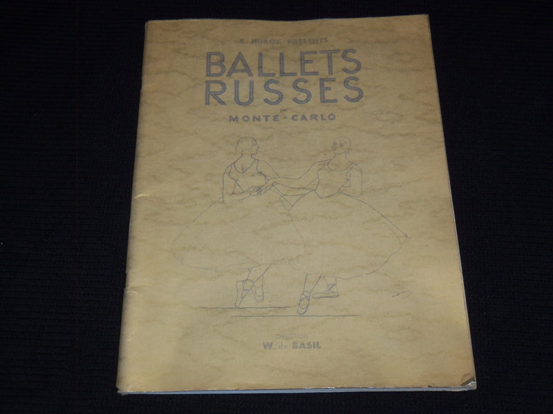 1934 BALLETS RUSSES DE MONTE CARLO PROGRAM - GREAT PHOTOS - J 7275