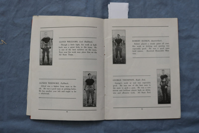 1919 FORT DODGE HIGH SCHOOL PROGRAMS SOFTCOVER BOOKS - LOT OF 2 - K 730