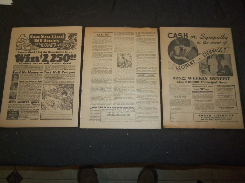 1935 PATHFINDER MAGAZINE - LOT OF 3 - J 6378