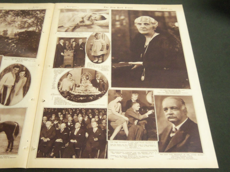 1928 NOV 11 NEW YORK TIMES ROTO SECTION -HERBERT HOOVER PRESIDENT ELECT- NT 6913