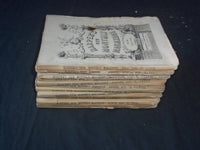 1870-79 HARPER'S MONTHLY MAGAZINE LOT 12 ISSUES-NICE ILLUSTRATIONS & ADS-WR 1409