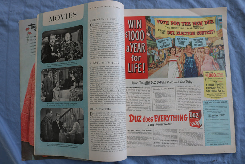 1948 SEPTEMBER MCCALL'S MAGAZINE - LIVES OF THEIR OWN BY M. BANNING - SP 4786D
