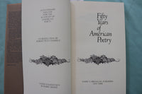 1984 FIFTY YEARS OF AMERICAN POETRY - ANNIVERSARY VOLUME HARDCOVER BOOK- KD 9564