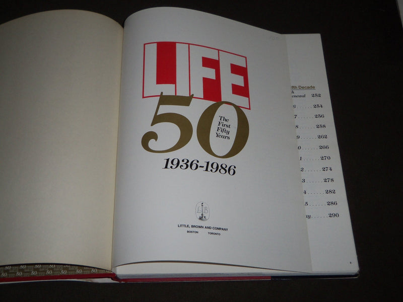 1986 LIFE 50 - THE FIRST FIFTY YEARS 1936-1986 HARDCOVER BOOK - I 1569