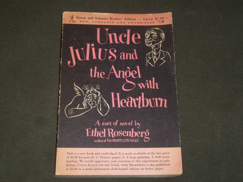 1951 UNCLE JULIUS AND THE ANGEL WITH HEARTBURN BY ETHEL ROSENBERG - J 3542