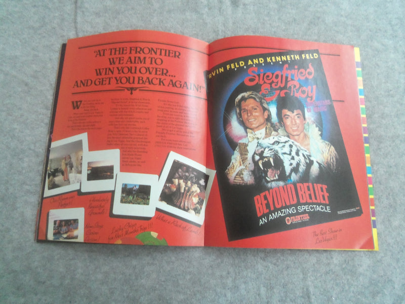 1983 SIEGFRIED & ROY BEYOND BELIEF PROGRAM - FRONTIER HOTEL LAS VEGAS - J 7639