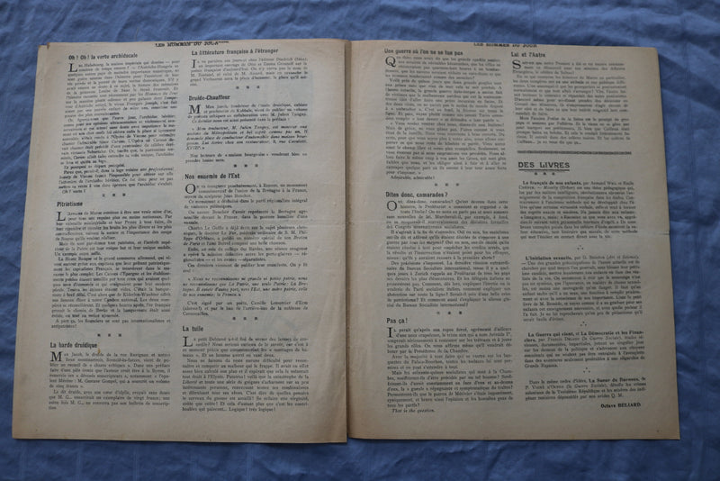 1911 OCTOBER 14 LES HOMMES DU JOUR MAGAZINE- TRISTAN BERNARD - FRENCH - NP 8642