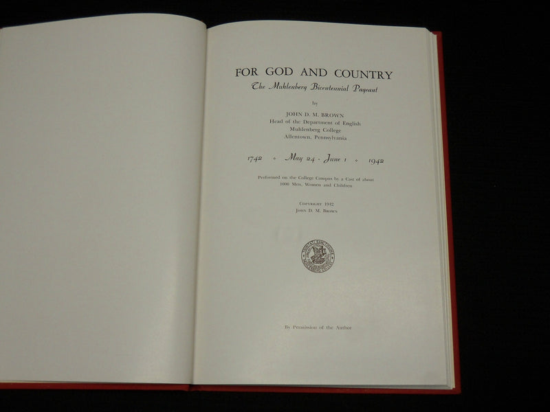1944 LEHIGH COUNTRY HISTORICAL SOCIETY PROCEEDINGS - 40th ANNIVERSARY - KD 7395