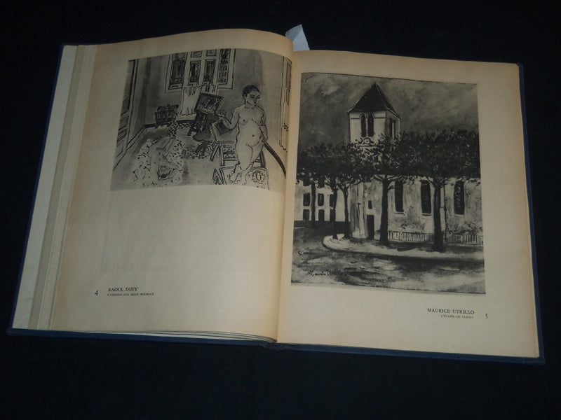 1945 LA PEINTURE ACTUELLE VOLUME BY RENE HUYGHE - GREAT PLATES - Z 123