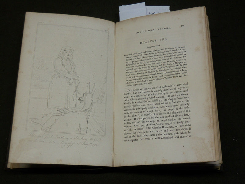 1841 REMINISCIENCES AND LETTERS OF JOHN TURNBULL 1756-1841 BOOK - KD 6195