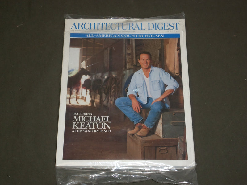 1997 JUNE ARCHITECTURAL DIGEST MAGAZINE - MICHAEL KEATON COVER - B 3826