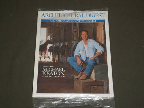 1997 JUNE ARCHITECTURAL DIGEST MAGAZINE - MICHAEL KEATON COVER - B 3826