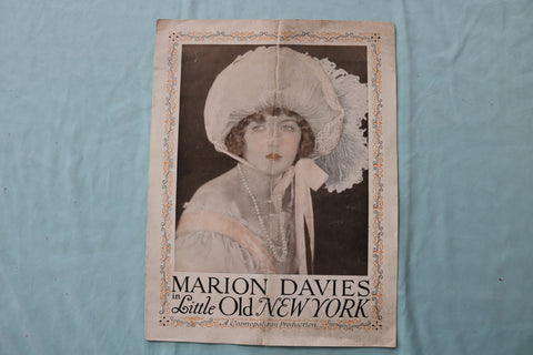 1923 IN LITTLE OLD NEW YORK - MARION DAVIES PROMO BOOK - SOFTCOVER - K 2546