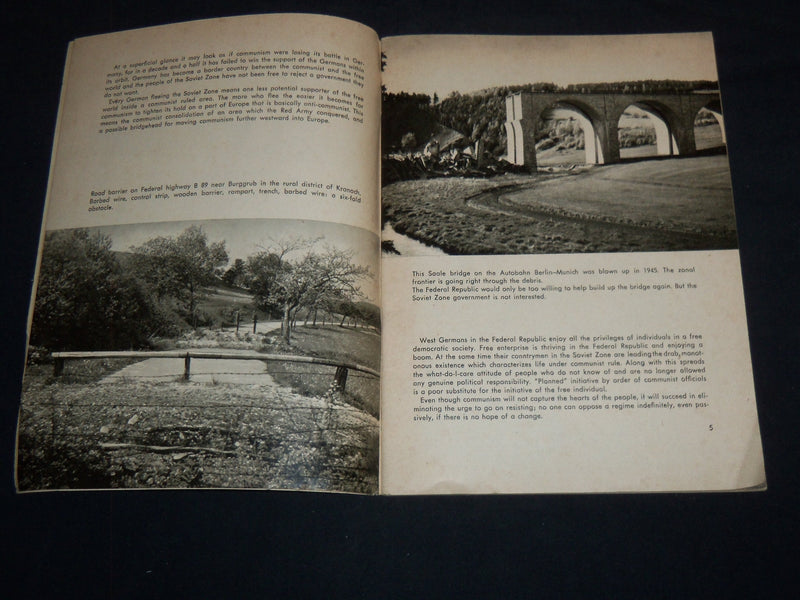 1961 IN THE HEART OF GERMANY IN THE 20TH CENTURY SOFTCOVER BOOK - J 8503
