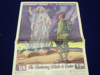 1946 EVERYBODY'S WEEKLY MAGAZINE SECTION LOT OF 9 - GREAT ARTICLES - NP 1850