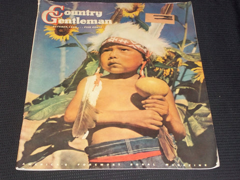 1943 OCTOBER COUNTRY GENTLEMAN MAGAZINE - VERY NICE FRONT COVER - E 5892
