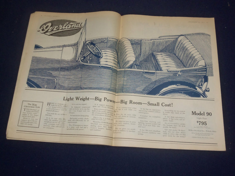 1917 DEC 22 COLLIER'S MAGAZINE- PERSHING'S CHRISTMAS MESSAGE TO AMERICA- ST 6723