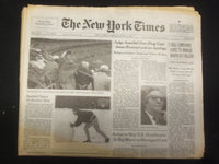 1996 APR 2 NEW YORK TIMES NEWSPAPER - 2 BELL COMPANIES AGREE TO MERGER - NP 7020