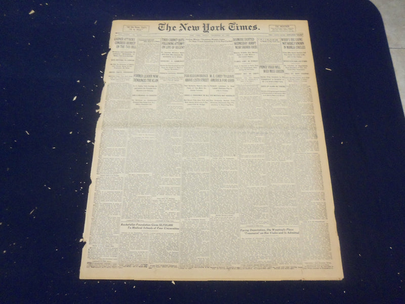 1923 DECEMBER 28 NEW YORK TIMES - DIXMUDE SIGHTED WEDNESDAY ADRIFT - NT 9222