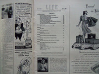 1940 JULY 1 LIFE MAGAZINE - RED CROSS GIRL - L 189