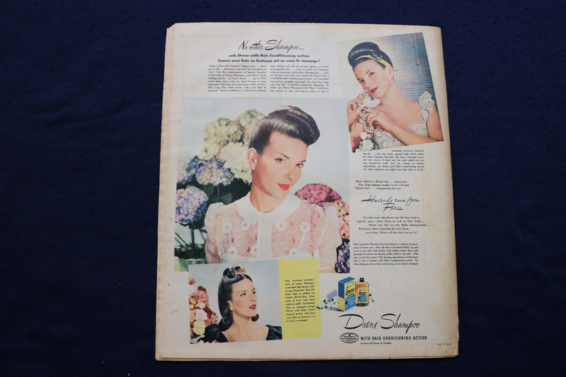 1945 AUGUST 19 THIS WEEK MAGAZINE - PATTI HUGHES COVER - E 22925