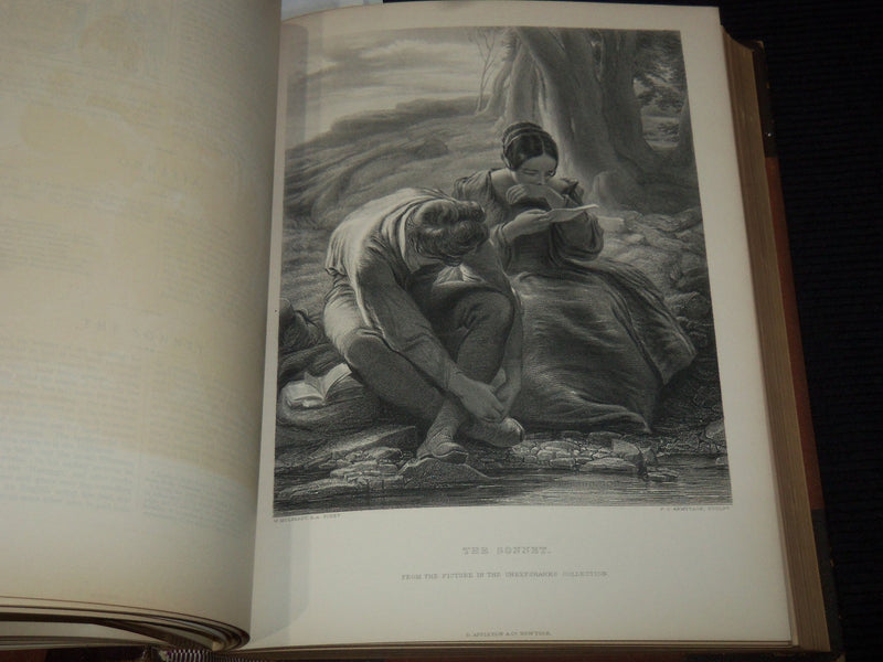1876 THE ART JOURNAL NEW SERIES VOLUME NO. 2 - GREAT STEEL PLATES - KD 3806C