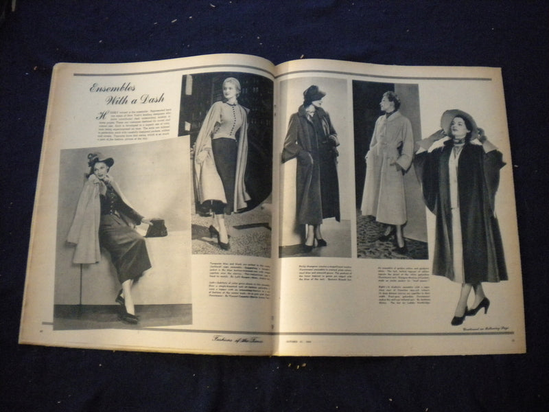 1948 OCTOBER 31 THE NEW YORK TIMES NEWSPAPER - FASHION OF THE TIMES - NP 6024