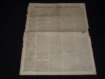 1824 APRIL 3 COLUMBIAN CENTINEL NEWSPAPER - GREAT ELECTION AT HAND - NP 3878H