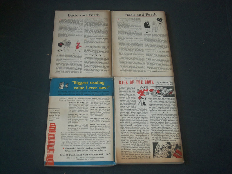 1946-1948 OMNIBOOK MAGAZINE LOT OF 4 ISSUES - ALL THE KING'S MEN - O 204