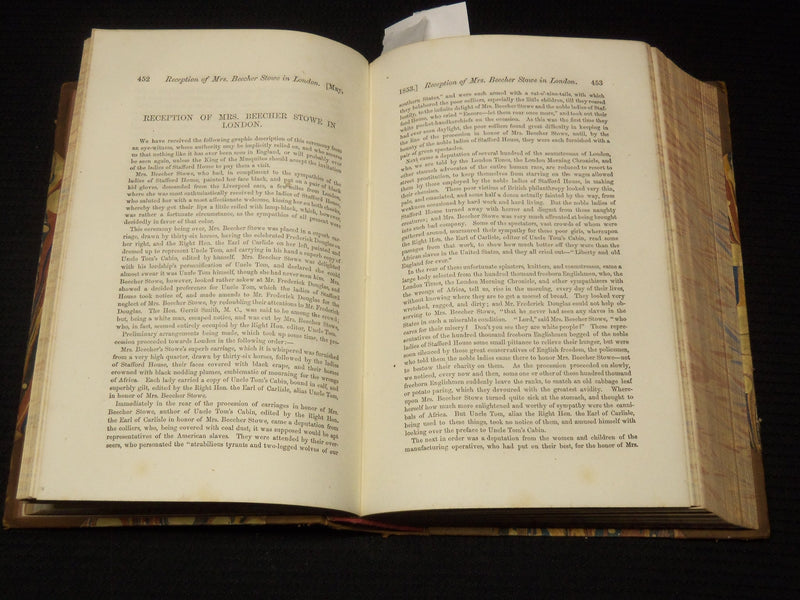 1853-1854 THE UNITED STATES REVIEW BOUND VOLUME NO. 2 - NEW YORK - KD 9524