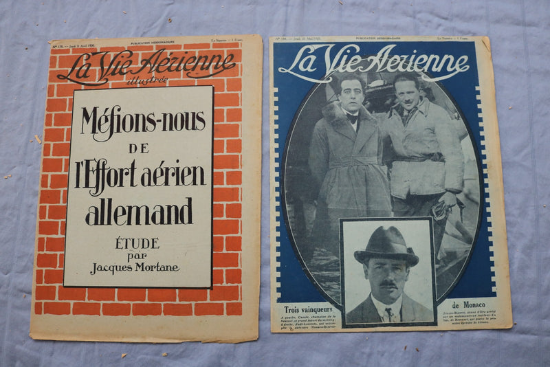 1920 LA VIE AERIENNE MAGAZINE - FRENCH - LOT OF 15 - O 3858