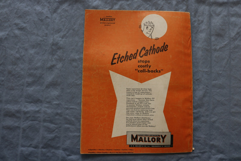 1957 JULY RADIO & TV NEWS MAGAZINE - MAN-MADE SALETLLITE COVER - ST 1005C