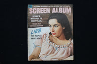 1960-1961 NOV-JAN SCREEN ALBUM MAGAZINE - ELIZABETH TAYLOR COVER - E 24497