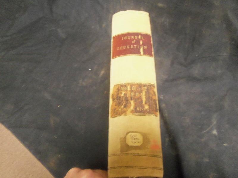 1905 JANUARY-DECEMBER JOURNAL OF EDUCATION BOUND VOLUME - COMPLETE YEAR - R 873
