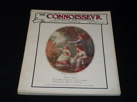 1923 AUGUST THE CONNOISSEUR MAGAZINE - YOUTH FRONT COVER - E 5515
