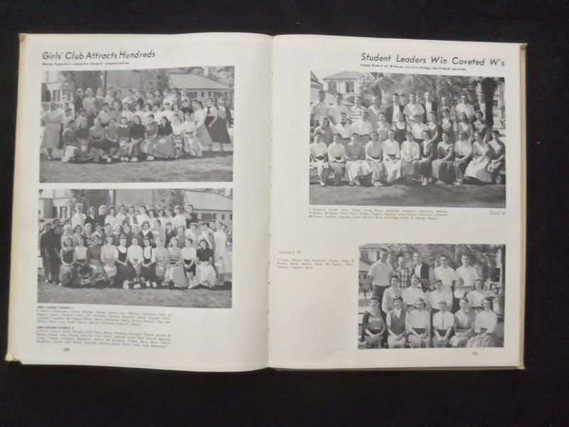 1956 CAMPANILE WOODROW WILSON HIGH SCHOOL YEARBOOK - LONG BEACH, CA - YB 3365